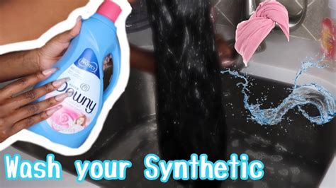 how to wash synthetic braids